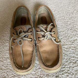 Women’s brown boat shoes